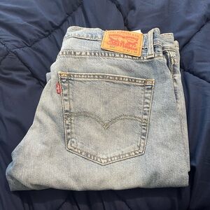 Levi's Men's Light Blue Slim Straight Jeans